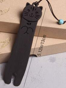 Personalized Cute Cat Bookmark, Custom Cartoon Cat Bookmarks, School Souvenir, Gift For Family & Friends Back To School - Multicolor - View 2