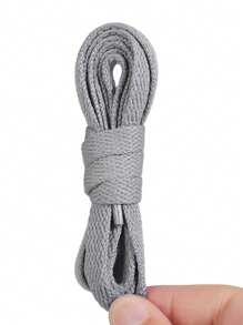New Colorful Polyester Flat Shoelaces, Solid Color Laces For Canvas Shoes, Sneakers