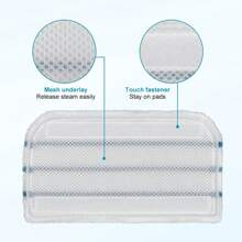 1/2/4Pcs Steam Mop Replacement Pads Compatible With Black+Decker SM1600, SM1610, SM1620, HSM13E1, HSMC1300FX, HSMC1321, HSMC1361SG SMP20 High Quality And Soft Microfiber Mop Replacement Cleaning Cloth For Kitchen Bathroom Cleaning Supplies Christmas - Multicolor - View 8