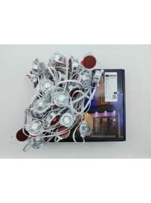 1pc 15m-150m/50ft-492.1ft RGB LED Eave Light,Permanent Outdoor Lights By Wireless APP Control And 44-Key Remote Control, Multiple Color Change Synchronized With Music Rhythm, Bohemian Style RGB Lighting, Timing On/Off, Innovative Lens Design, High Brightness LED Bead For House Lighting Decoration, Holidays, Christmas Festival Decor, Daily Lighting, House Festival Lighting Decoration, Outdoor Garden Lighting For Pathway, Yard, Patio - White - View 12