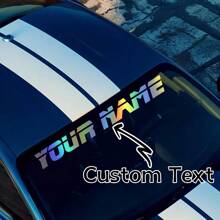 1 szt. Naklejka z nadrukiem, ekskluzywna naklejka z tekstem na samochód, do gładkich powierzchni, takich jak samochody, meble, dekoracja z nadrukiem do domu, biura, obiektów komercyjnych i komercyjnych oraz prezentów. Dekoracja domu, spersonalizowane prezenty, naklejki, spersonalizowane naklejki, ciepła atmosfera