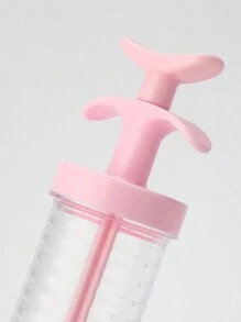 1pc Icing Piping Bag + 8pcs Icing Nozzles/Set, Cream Puff Cake Icing Piping Bag, Cookie Icing Nozzles, Baking Tool Cream Dispenser, Cake Icing Decorating Tool DIY Pastry Baking Supplies, Kitchen Gadgets - Pink - View 9