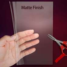 A4 尺寸 20 张透明哑光自粘层压板，8.3*11.7 英寸层压板，无需机器，防水照片乙烯基贴纸膜，返校，学校用品