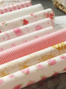 10/50张厨房食品用纸防油纸三明治纸汉堡纸防油食品纸垫汉堡纸烘焙纸 - 彩色 - 查看 5