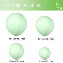 高品质乳胶气球套装 18/12/10/5 英寸派对装饰气球适合生日、情人节婚礼、毕业派对、新季节新娘送礼会、性别揭示派对装饰气球 - 彩色 - 查看 18