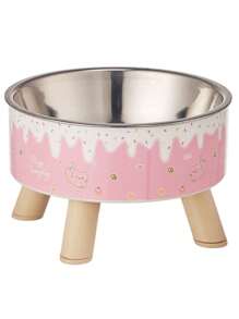 1 Stück Eis-Muster Erhöhter Napf mit Nackenstütze für Haustiere, rutschfeste und verschüttungssichere Hochleistungsfutter- und Wasserschale für Hunde & Katzen - Verschiedenfarbig - Übersicht 14