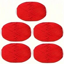 5 stuks ultrazachte handgehaakte stof, voor haken, breien en meerkleurige garens, doe-het-zelf-knutselgarens, 4-draads garen voor doe-het-zelf-sjaal, muts, trui, haakpakketten voor beginners, comfortabel en gezond leven
