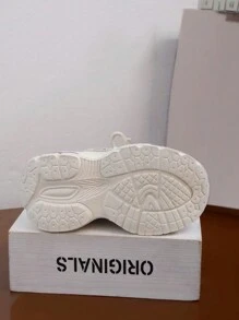 Kids Sports Shoes - 2024 Spring & Autumn New Breathable Mesh Girls Shoes, Boys Hook And Loop Fashion Casual Sneakers Comfortable Anti-Skid For Running & Daily Wear