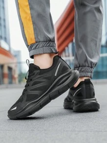 Men's Fashion Casual Versatile Sports Shoes, Comfortable Running Shoes With Cross-Training Function, Outdoor Trail Sneakers, Lace-Up Low-Top Design