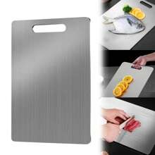 High-Quality 316 Stainless Steel Cutting Board - Rust-Resistant, Durable, Easy To Clean, Essential Kitchen Cutting Board