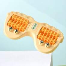 滚轮足部按摩器，足跟筋膜炎和压力缓解，手动手持足部按摩器，塑料材质，健康和家庭护理