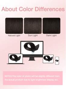 10pcs Mini Tape-In Human Hair Extensions Straight Natural Look Thin Hair Water Proof Skin Weft Tape In Hair Extensions 3x0.8cm Salon Quality Daily Volume Boost For Women Easy Application, Perfect For All Hair Types For Halloween And Christmas Parties Dinners Daily Life Travel Etc Suitable For Beginners - S1B - Xem 7