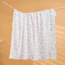 1pc Newborn Baby Swaddle Blanket, Infant Toddler Children Muslin Wrap Receiving Blanket For Boys Girls - 120*120cm - View 9
