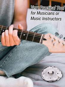 音调管调谐器精确的 13 音符半音 C-C 音阶为您提供镀铬管和滑动音符选择器，为您提供成为更好歌手的关键 - 銀色 - 查看 4