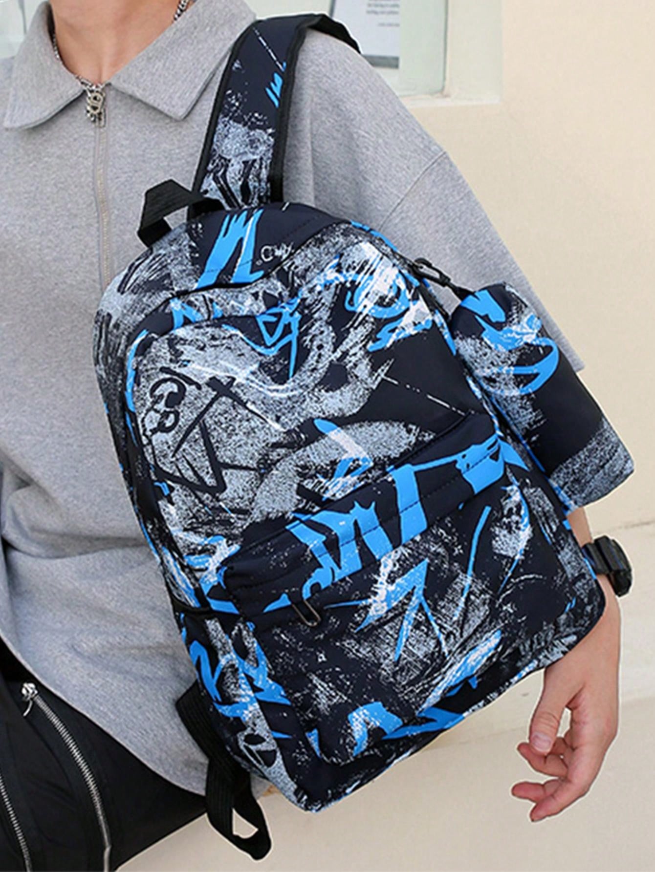 Zaino floreale da donna / ragazza Zaino floreale Bookbag con stampa