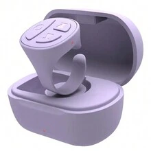 Anillo de control remoto con función de desplazamiento, control remoto inalámbrico con botones multimedia, clicker automático para videos de TikTok y selfies, compatible con iPhone, iPad y Android - Multicolor - Ver 11