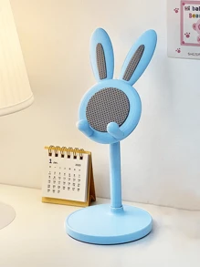 2pcs Desktop Accessories Cartoon Cute Bunny Desktop Cell Phone Holder Tablet Universal Adjustable Telescopic Lift Students Lazy Stand Desktop Accessories For The Living Room Bedroom And Other Scenes Home Goodies Convenient Life