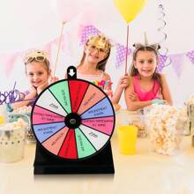 6-Inch Prizes Roulette Spinning Wheel Prizes - Colorful Tabletop Roulette Wheel Spins With Fortune Spinning Games Carnival And Trade Show Dry Rub Mark Holiday Party Games - Multicolor - View 1