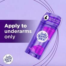 Lady Speed Stick Desodorante y Antitranspirante Invisible Dry, Aroma a Ducha Fresca, Paquete de 2 unidades de 1.4 Onzas - Multicolor - Ver 3