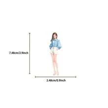 50 pezzi Adesivi decorativi in PET con graffiti e ragazze di tendenza, adatti per decorare diari, custodie per telefoni, tablet e tavoli, resistenti all'acqua, idea regalo