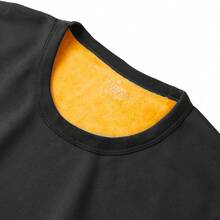 Sheonly 2 Colors Fashion Winter Autumn And Winter Pullover Thermal Men Underwear,Warm Long Sleeve Fleece Thick Lingerie,Men Underwear Set - Black - View 2