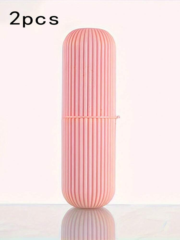 1/2pcs Travel Toiletry Cup Set, Portable Mouthwash Cup, Toothbrush Cup, Toothpaste And Toothbrush Holder, Household Storage Box - Multicolor - View 10