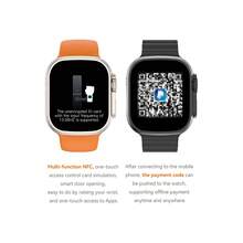 Reloj inteligente Watch ultra 3 pantalla de 2,1 pulgadas NFC detección de ruido llamada Bluetooth ai traducción monitoreo de salud - Negro - Ver 8