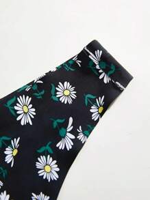 5 Packs Women'S Thong V Strings Sexy Low Rise Briefs With Color Block Floral Panties Soft Breathable Comfort Women's Lingerie Underwear - Multicolor - View 4