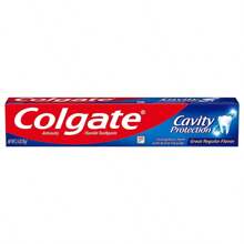 Colgate Cavity Protection Toothpaste With Fluoride, Minty Great Regular Flavor, Anti Cavity Toothpaste, 2.5 Oz Tube Pack Of 6 - Multicolor - View 2