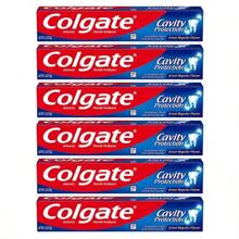 Colgate Cavity Protection Toothpaste With Fluoride, Minty Great Regular Flavor, Anti Cavity Toothpaste, 2.5 Oz Tube Pack Of 6 - Multicolor - View 1