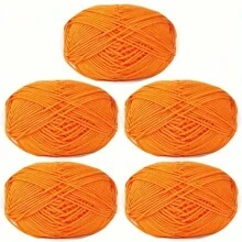5 stuks ultrazachte handgehaakte stof, voor haken, breien en meerkleurige garens, doe-het-zelf-knutselgarens, 4-draads garen voor doe-het-zelf-sjaal, muts, trui, haakpakketten voor beginners, comfortabel en gezond leven
