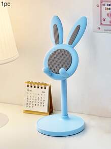2pcs Desktop Accessories Cartoon Cute Bunny Desktop Cell Phone Holder Tablet Universal Adjustable Telescopic Lift Students Lazy Stand Desktop Accessories For The Living Room Bedroom And Other Scenes Home Goodies Convenient Life