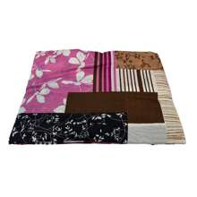 Printed Pattern Single Mattress Cover With Zipper - 乾枯玫瑰色 - 查看 1