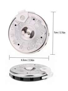 音调管调谐器精确的 13 音符半音 C-C 音阶为您提供镀铬管和滑动音符选择器，为您提供成为更好歌手的关键 - 銀色 - 查看 7