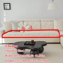 1pc Soft Fleece Anti-Slip Sofa Cushion Cover, Modern Simple Style, Skin-Friendly, Pet-Friendly, Elastic Sofa Slipcover Suitable For L-Shaped And 1/2/3/4-Seat Sofa In Living Room (Sold Individually)