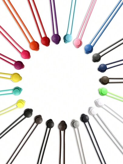 Elastic No-Tie Shoelaces, Suitable For Hiking Shoes, Casual Shoes, Children Shoes, Sneakers