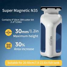 鱼缸磁力刷超强磁力玻璃擦清洁工具刮藻去污刷家用水族箱鱼缸双面清洁