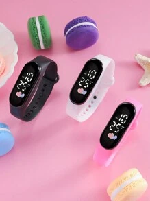 1pc Women's Fashion Cute Electronic Watch With Date & Time Display, Suitable For Daily Wear And Gift Giving