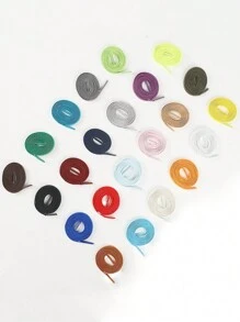 Slouchy Elastic No-Tie Shoelace For Flat Shoes, Canvas Shoes, Sneakers, Athletic Shoes - Multicolor - View 5