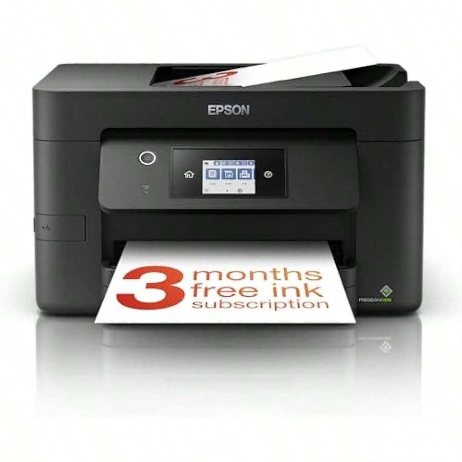 A4 Multifunction Wireless Inkjet Printer Epson WorkForce Pro WF-3820DWF High Speed Business Office Printer With Copy Scan Fax Functions - WF3820 - 查看 1