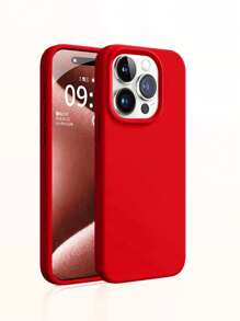 2.0毫米液态硅胶手机壳，全包覆式保护套，兼容 16/15/14/13/12/11 Pro Max和Galaxy S24U/S23/S22/S25U，防水、防震、防摔、防刮，国际版，非国内版 - 紅色 - 查看 3