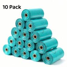 150 bolsas para excremento de perro en 10 rollos, bolsas para residuos de perro extra gruesas y resistentes 100% a prueba de fugas con aroma a lavanda, bolsas de excremento de perro.