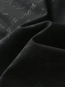 Men's Casual Baseball Collar Jacket, Spring And Autumn Outerwear - Black - View 7