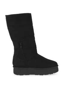 Women's Casual Winter Ankle Boots Platform Fit Buttons Fashion