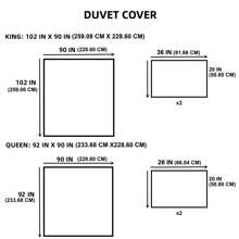 Juego de funda nórdica de 3 piezas 100 % algodón lavado, juego de cama a cuadros con cierre de cremallera, ultra suave y de fácil cuidado, 1 funda nórdica y 2 fundas de almohada