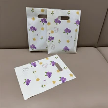 200pcs-Little Rabbit And Little Flower Gift Packaging Bag,Small Accessory Handbag,Cute Bunny Storage Bag,Suitable For Valentine's Day, Party Holidays, Birthday Gift Packaging Bags