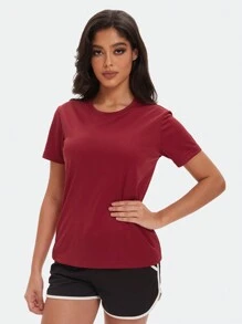 TELALEO 5 Pack Workout Tops For Women Short Sleeve Athletic T Shirts Quick Dry Tennis Yoga Running Crew Neck Tee - 彩色 - 查看 2