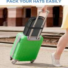Bolsa De Transporte De Gran Capacidad Para Gorras De Béisbol - Negro - Ver 8