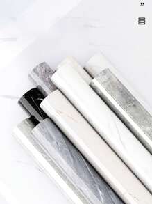 1 Roll Thick Glossy Marble Door Stickers - Bedroom Moisture, Stain And High Temperature Wallpaper, Simple Home Decor Wallpaper For Living Room, Kitchen, Bedroom And Bathroom - Multicolor - View 9