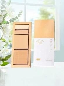 Creative Minimalist Boxed Sticky Note Set, Gradient Color, Student/Office Memo Pads With Adhesive & Index Tabs, Various Sizes & Styles To Fit Different Note-Taking Occasions